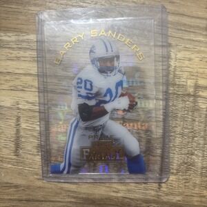 1995‎ Barry Sanders Clear Fantasy Playoff NICE